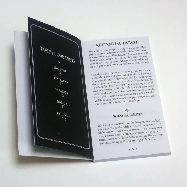 Arcanum Tarot. Карти Таро