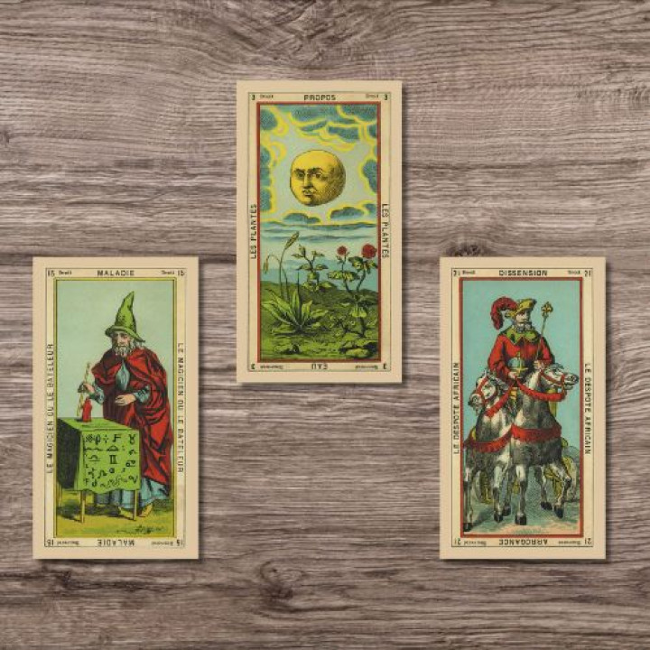 Book of Thoth. Etteilla Tarot (Таро Гранд Еттейла). Колода карт