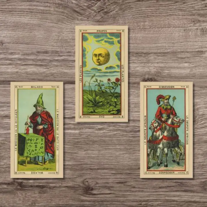 Book of Thoth. Etteilla Tarot (Таро Гранд Еттейла). Колода карт