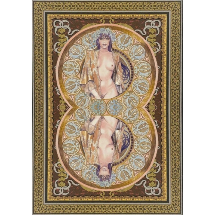 Chakras, Eros and Astrology. Manara. Erotic Oracle (Чакри, Ерос та астрологія. Манара. Еротичний оракул). Карти Таро. Milo Manara