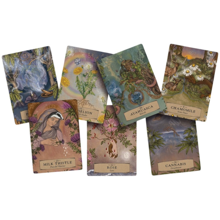 The Herbal Astrology Oracle (Оракул Травяной Астрологии). Adriana Ayales(колода карт)