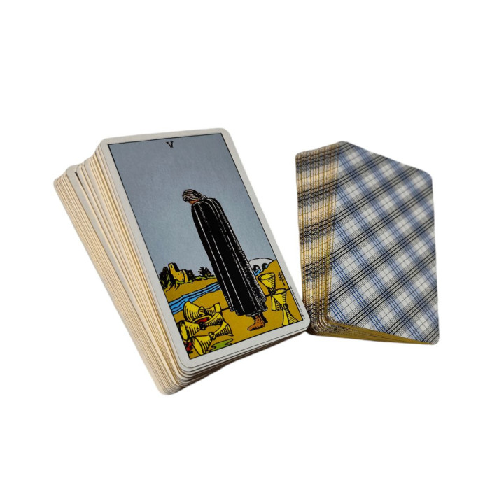 The Rider Tarot. Карти Таро з кольоровим зрізом в металевій коробці