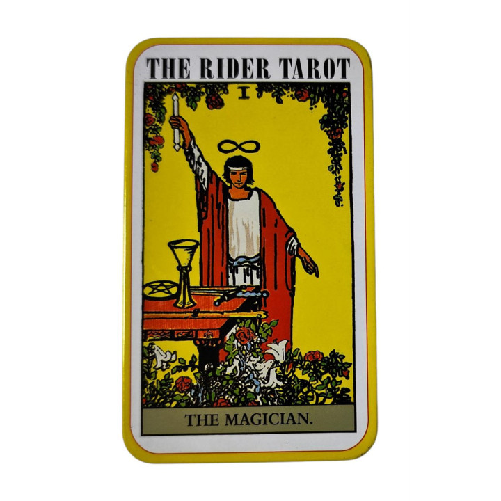 The Rider Tarot. Карти Таро з кольоровим зрізом в металевій коробці