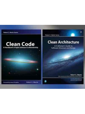Clean Code: A Handbook of Agile Software Craftsmanship + Clean Architecture. Robert C. Martin. Комплект книжок. Clean Code: A Handbook of Agile Software Craftsmanship + Clean Architecture. Robert C. Martin. Комплект книжок.