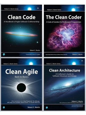 Clean Code+The Clean Coder+Clean Architecture+Clean Agile. Robert C. Martin(Комплект книг) Clean Code+The Clean Coder+Clean Architecture+Clean Agile. Robert C. Martin(Комплект книг)