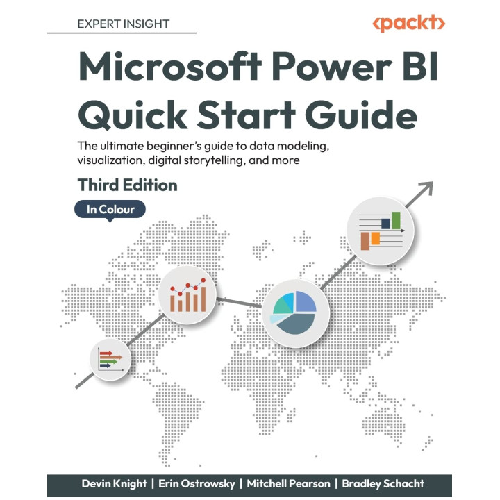 Microsoft Power BI Quick Start Guide: The ultimate beginner's guide to data modeling, visualization, digital storytelling, and more, 3rd Edition
