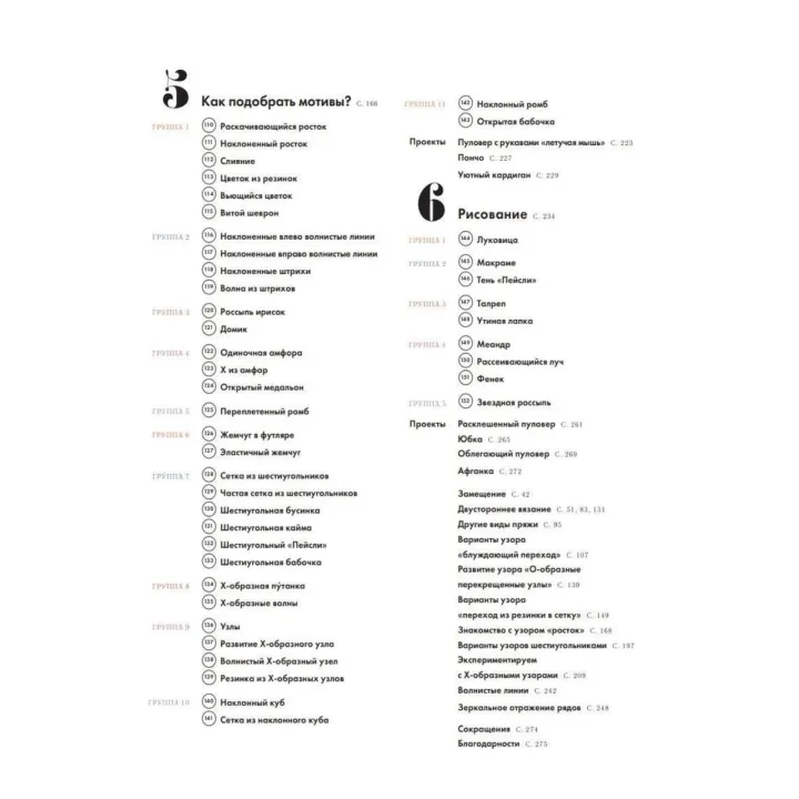 Енциклопедія візерунків. Коси, джгути, арани. В'язання на спицях