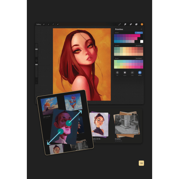 Посібник для початківців з цифрового живопису в Procreate: Як малювати на iPad. Макс Улічней, Сімона Грюневальд, Авелін Стокарт, Сем Нассур