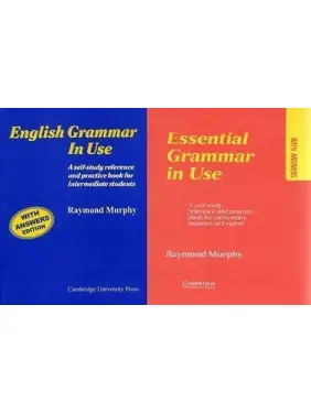 English Grammar in Use + Essential Grammar in Use. Raymond Murphy. Комплект. Реймонд Мерфі English Grammar in Use + Essential Grammar in Use. Raymond Murphy. Комплект. Реймонд Мерфі